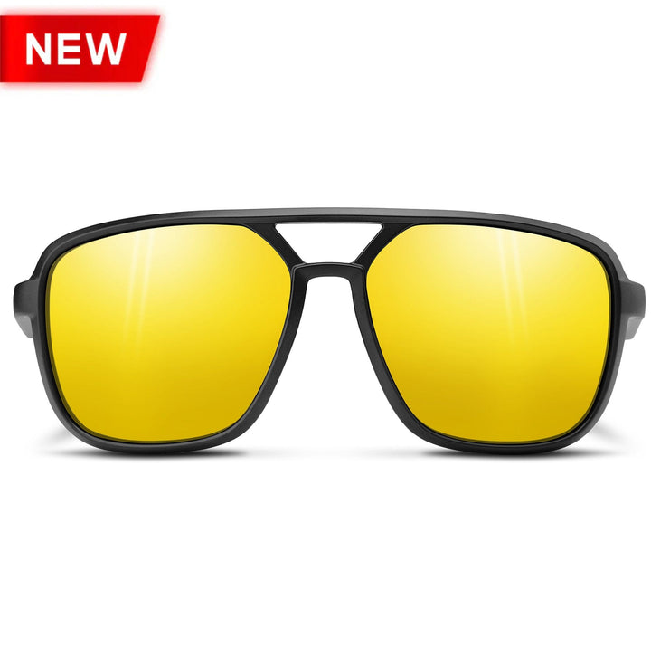TOROE Performance Eyewear Sunglasses Gold Mirror Lens / STANDARD SIZE NASH Polarized