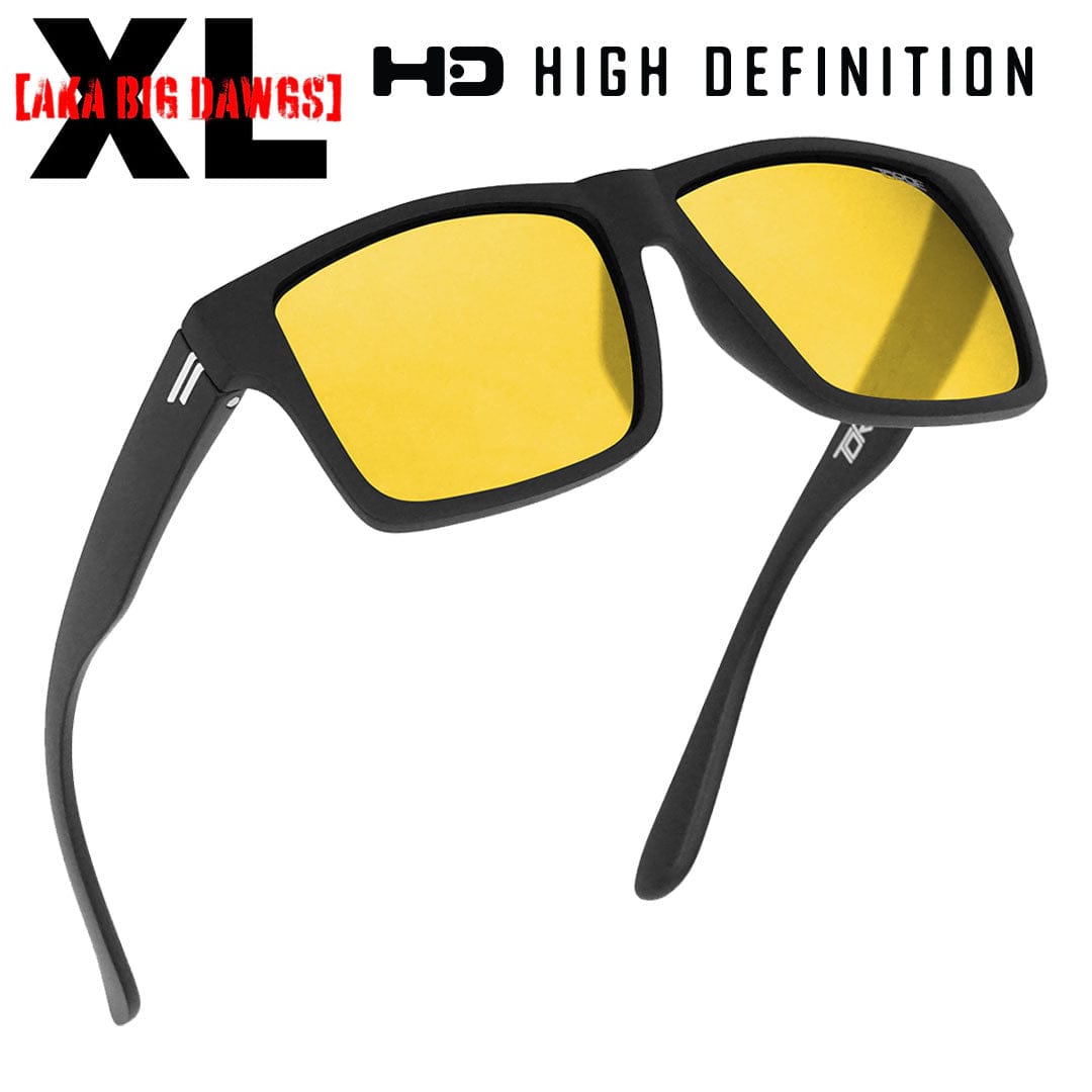 TOROE Performance Eyewear Sunglasses HD RANGE-XL Night Driving Polarized Sunglasses