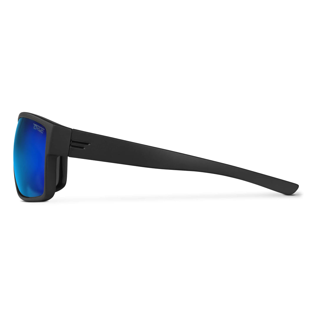 TOROE Performance Eyewear Sunglasses MOJAVE Blue Mirrored Polarized