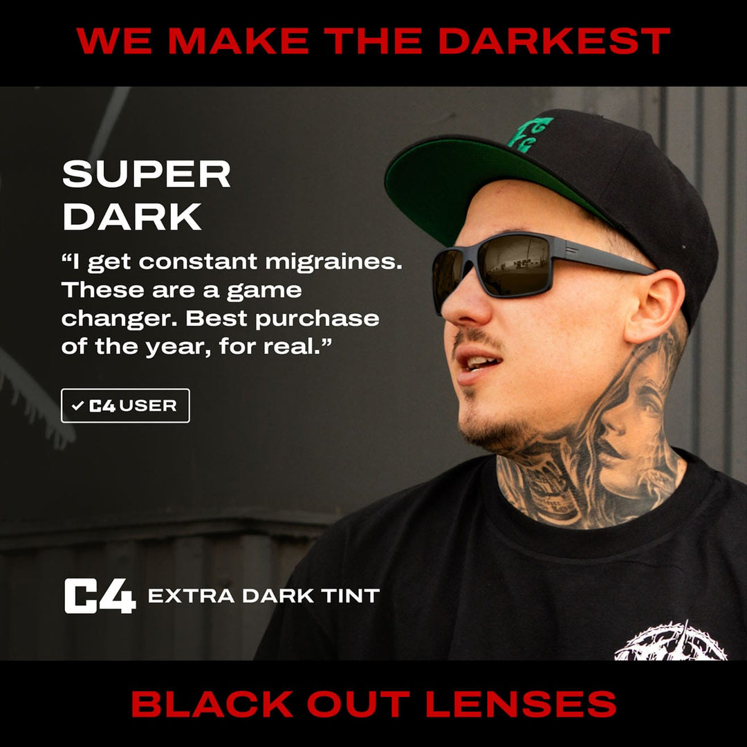 TOROE Performance Eyewear Sunglasses MOJAVE C4 Extra Dark Polarized