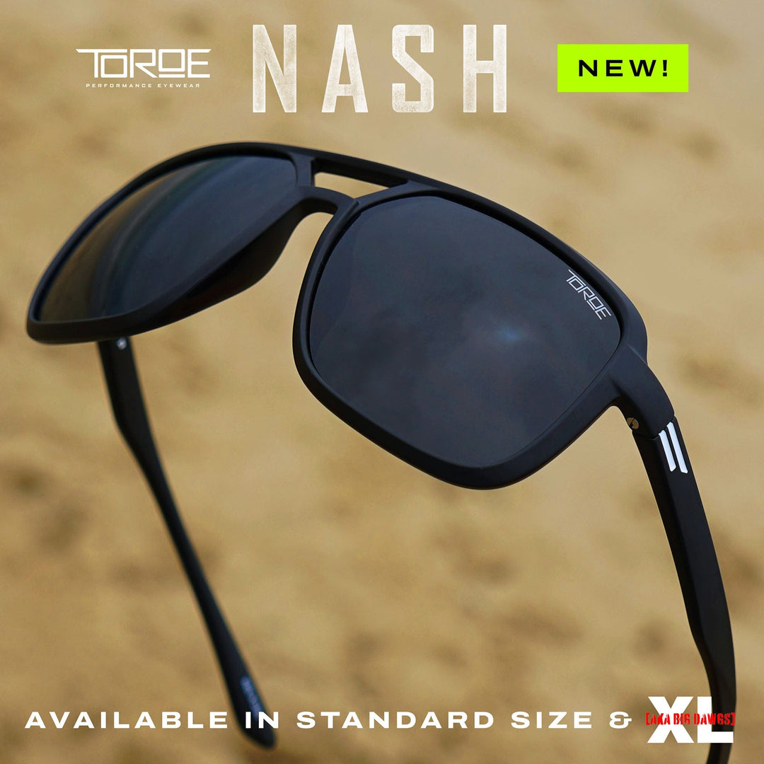 TOROE Performance Eyewear Sunglasses NASH Polarized