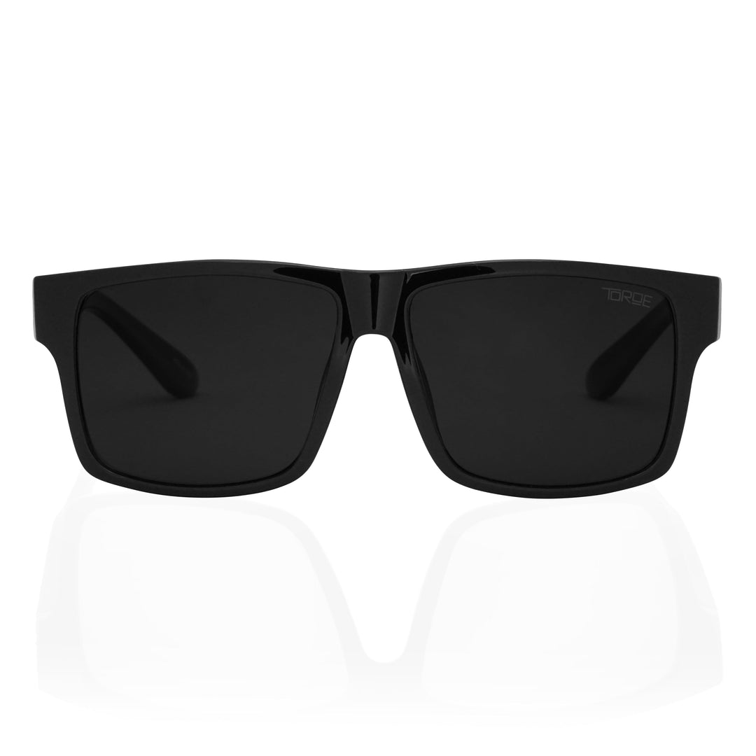 TOROE Performance Eyewear Sunglasses RANGE C4 Extra Dark Polarized Glossy Frame