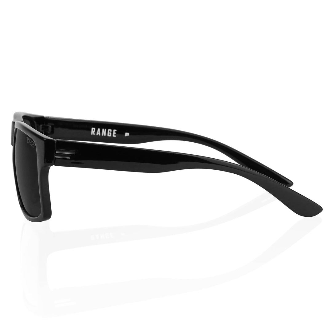 TOROE Performance Eyewear Sunglasses RANGE C4 Extra Dark Polarized Glossy Frame