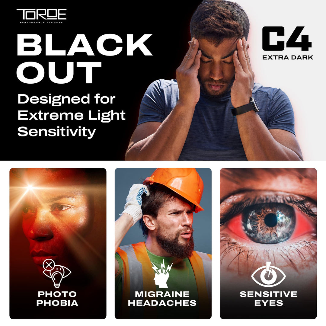 TOROE Performance Eyewear Sunglasses RANGE XL Polarized Glossy Frame