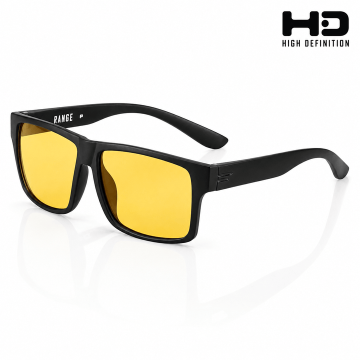 TOROE Performance Eyewear Sunglasses STANDARD SIZE / HD Yellow lens RANGE Polarized