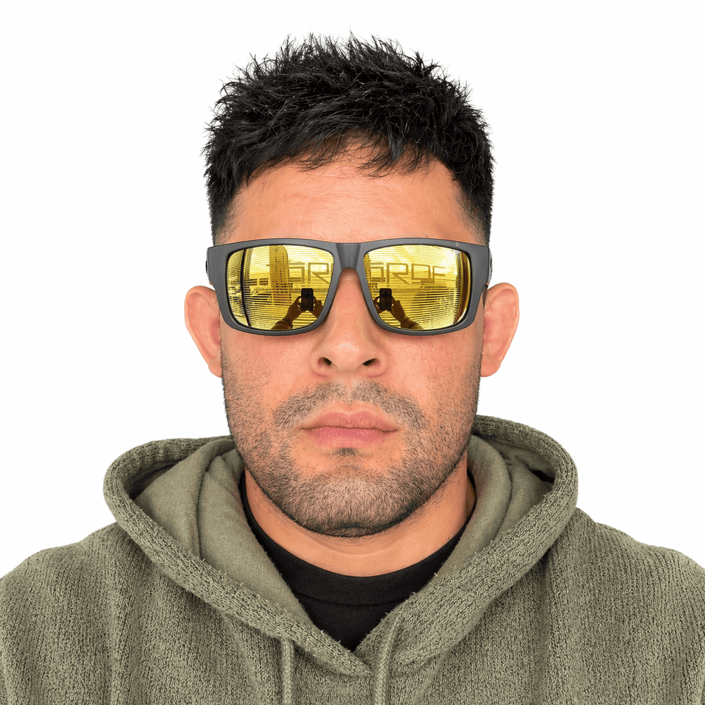 TOROE Performance Eyewear Sunglasses VALLEY ANSI Z87+ Safety Gold Polarized