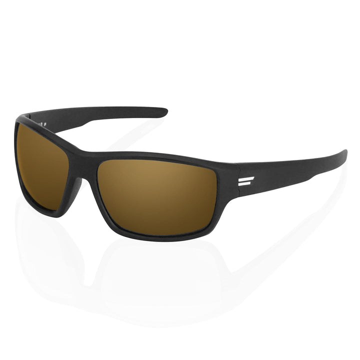 TOROE Performance Eyewear Sunglasses White / Bronze Mirror Lens FIELD Polarized