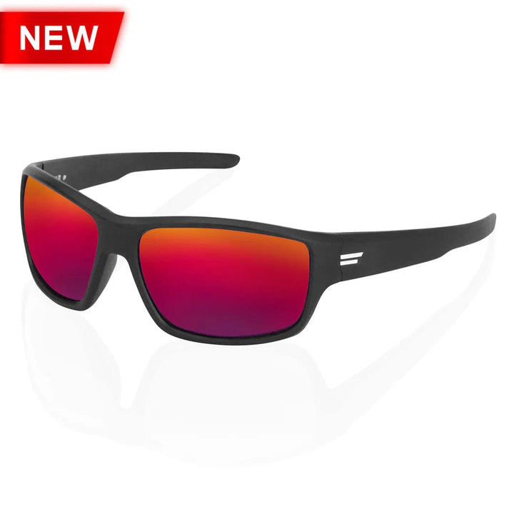 TOROE Performance Eyewear Sunglasses White / Fuze Color Mirror Lens FIELD Polarized