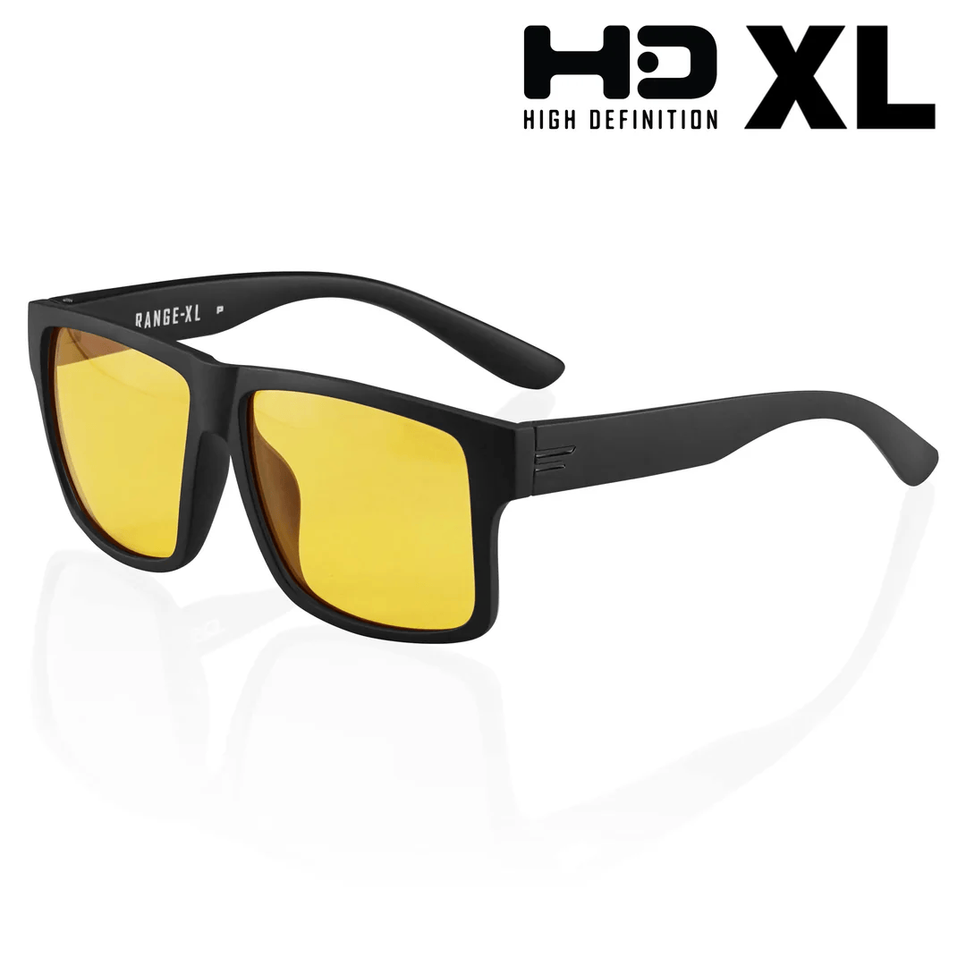 TOROE Performance Eyewear Sunglasses XL EXTRA LARGE / HD Yellow lens RANGE Polarized