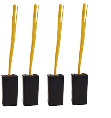 Varo Baseball Base Plugs Markwort Black Baseball Base Plug with Yellow Bristles - 4 Pack