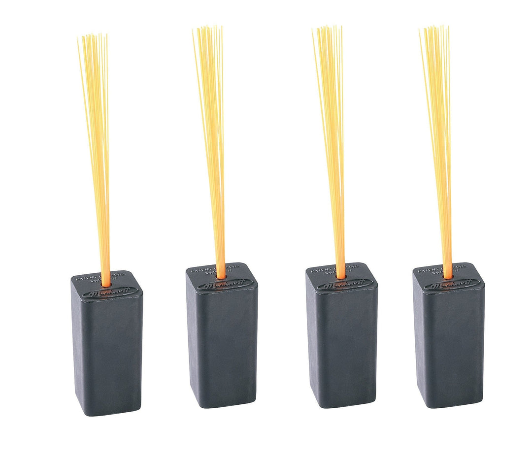 Varo Baseball Base Plugs Markwort Black Baseball Base Plugs with Orange Bristles - 4 Pack