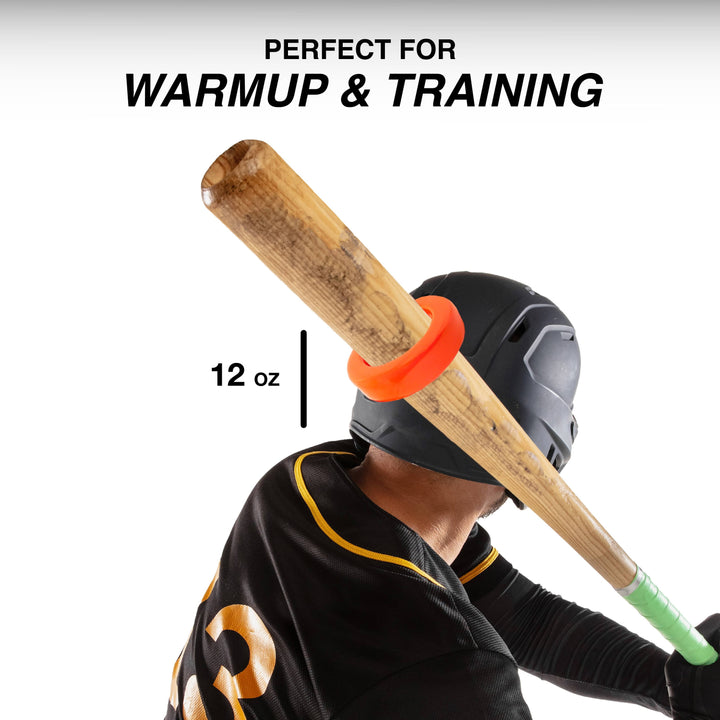 Varo Baseball Bat Weights Markwort PowerSwing Baseball and Softball Donut Bat Weight Set - 12 Oz and 16 Oz