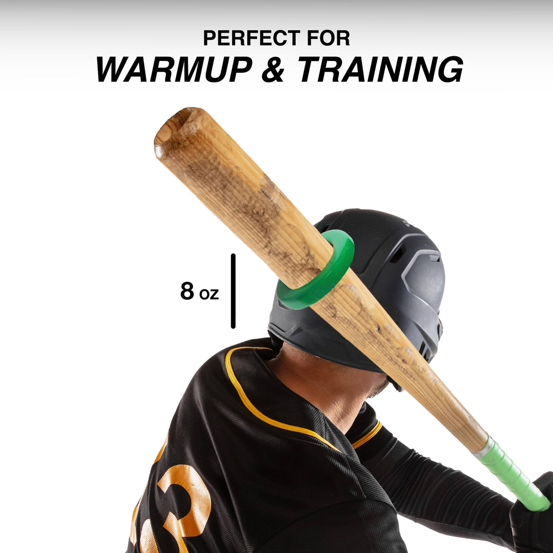 Varo Baseball Bat Weights Markwort PowerSwing Baseball and Softball Donut Bat Weight Set - 4 Oz, 8 Oz and 12 Oz