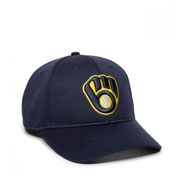 Varo Baseball Belts, Hats, and Socks Brewers / Adult Outdoor Cap MLB Replica Adjustable Baseball Cap - Home
