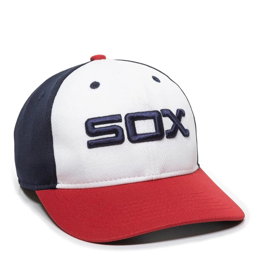 Varo Baseball Belts, Hats, and Socks White Sox / Adult Outdoor Cap MLB 350 Adjustable Replica Cap - Legacy
