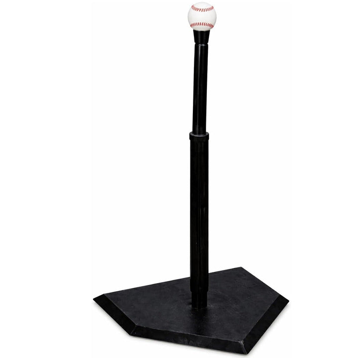 Varo Baseball Markwort Batting Tee with Black Home Plate – Adjustable 22–36 in, Heavy-Duty