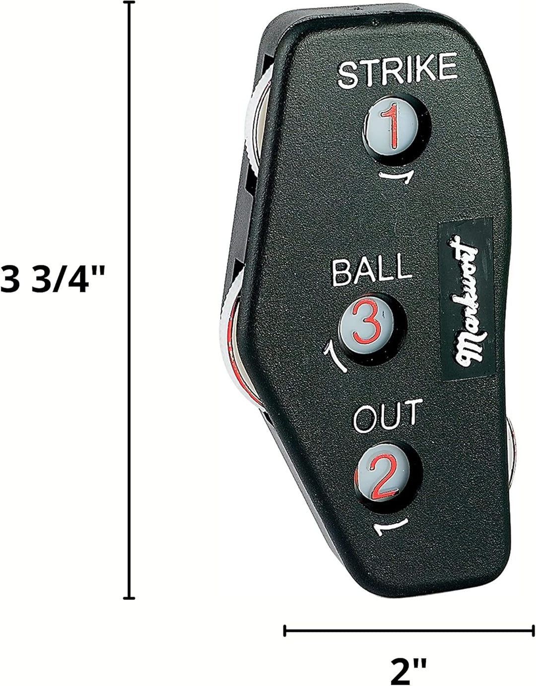 Varo Baseball Markwort Oversized 3-Dial Plastic Umpire Indicator