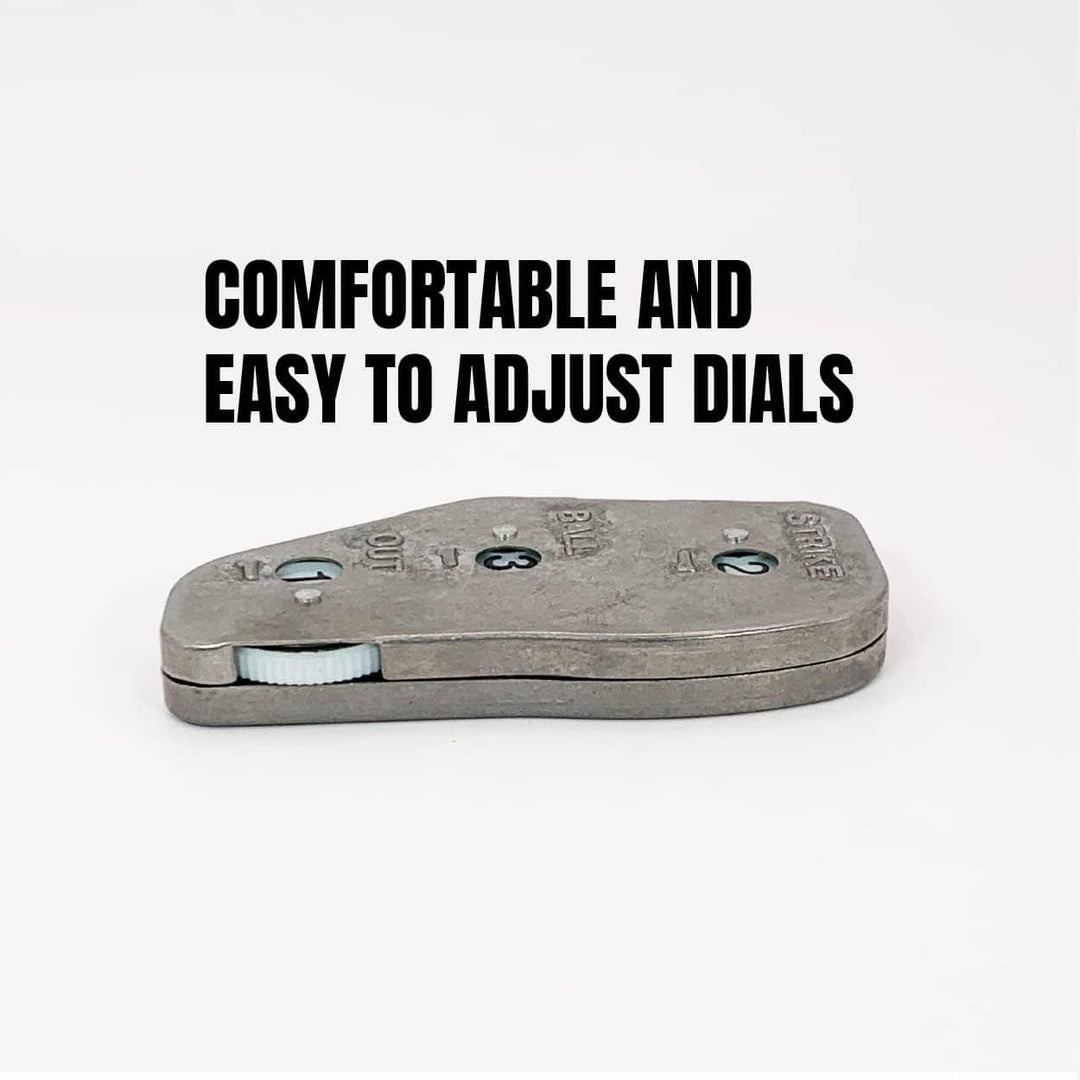 Varo Baseball Markwort Stainless Steel Raised Letters 3-Dial Indicator