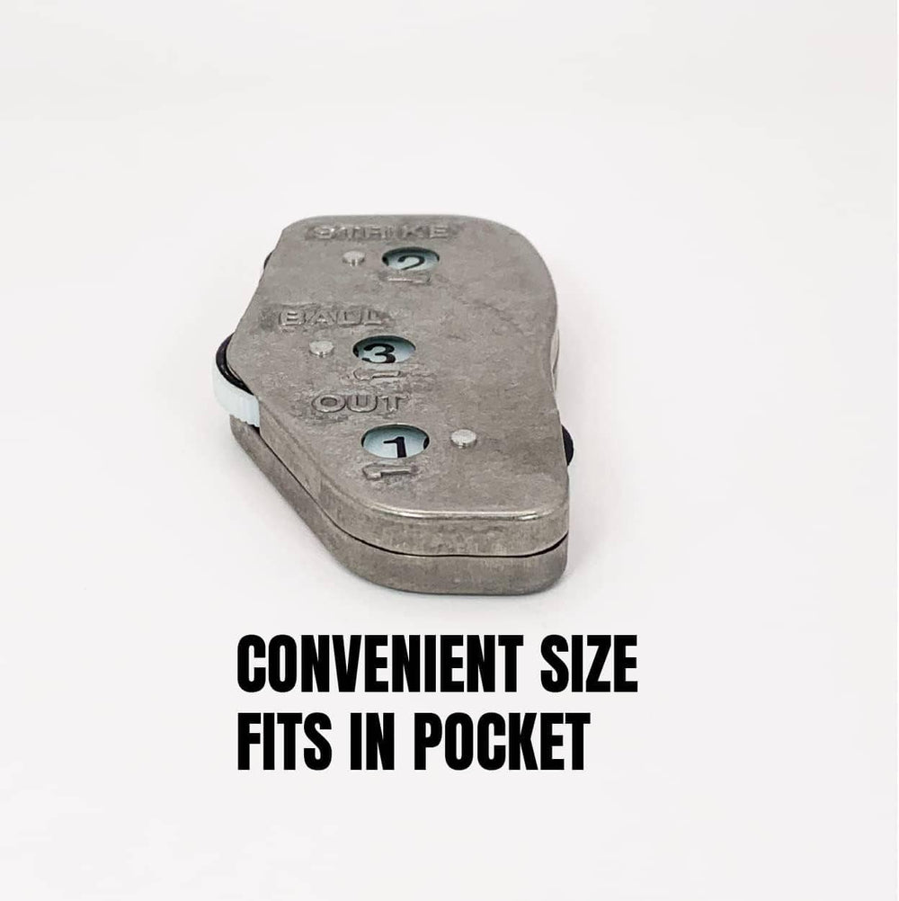 Varo Baseball Markwort Stainless Steel Raised Letters 3-Dial Indicator