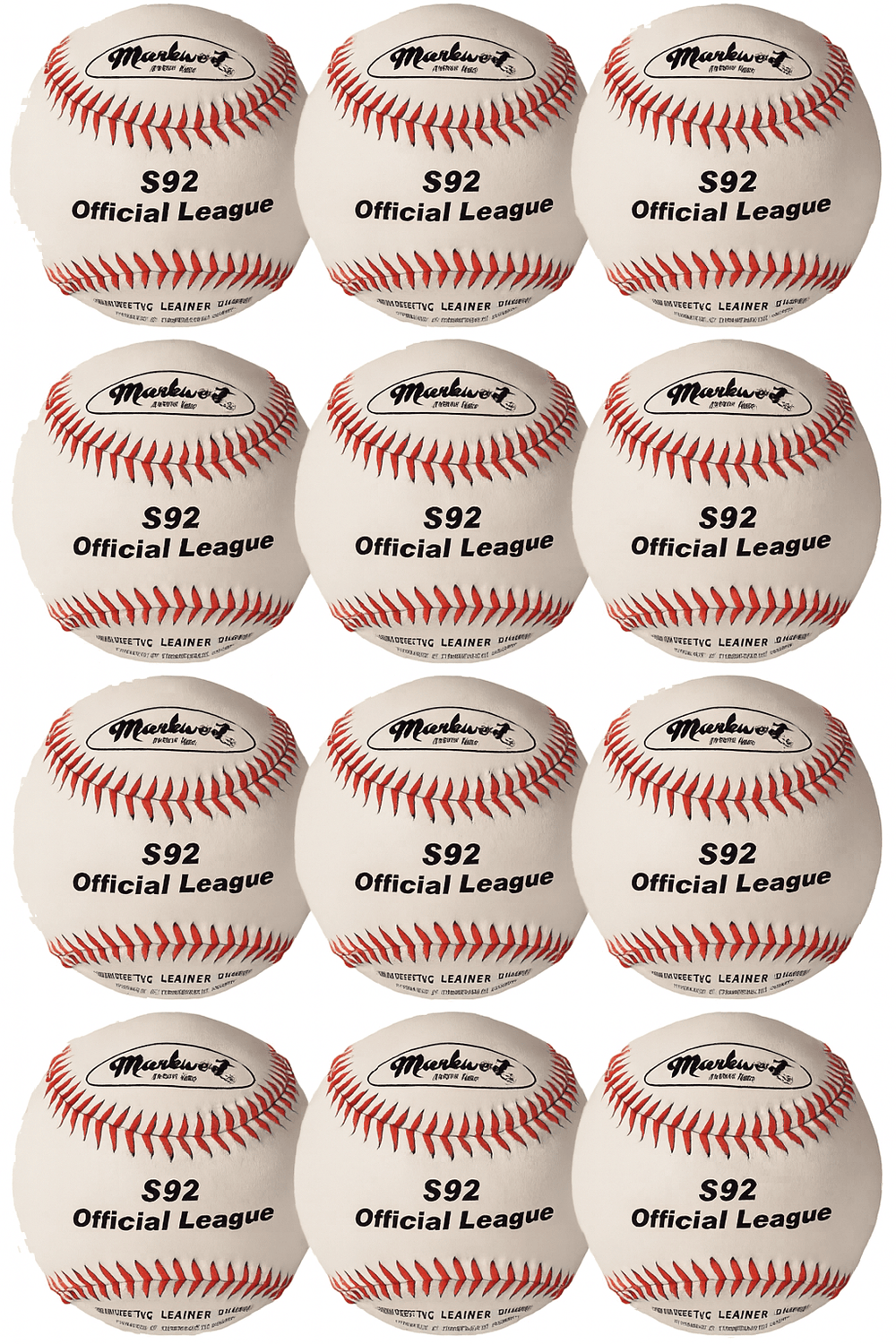 Varo Baseball Markwort White Practice Baseballs – Dozen Pack