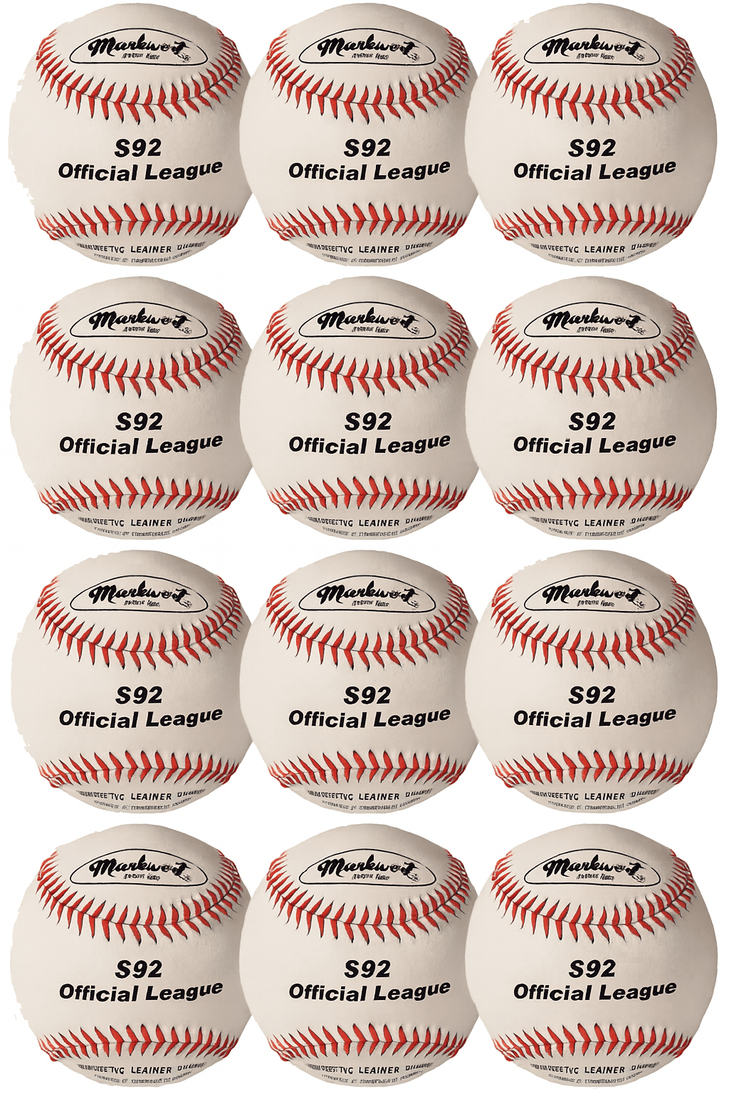 Varo Baseball Markwort White Practice Baseballs – Dozen Pack