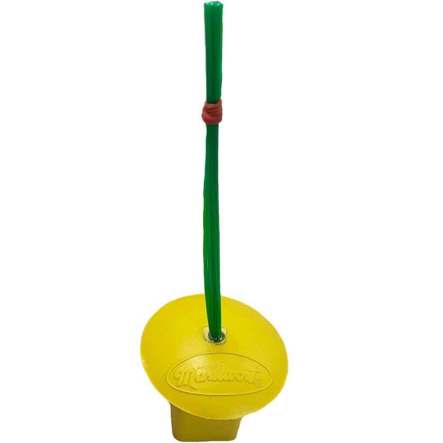 Varo Baseball Markwort Yellow Baseball Base Plugs w/Green Bristles - 4 Pack