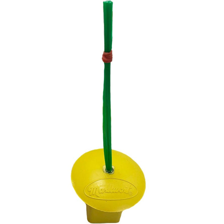 Varo Baseball Markwort Yellow Baseball Base Plugs w/Green Bristles - 4 Pack
