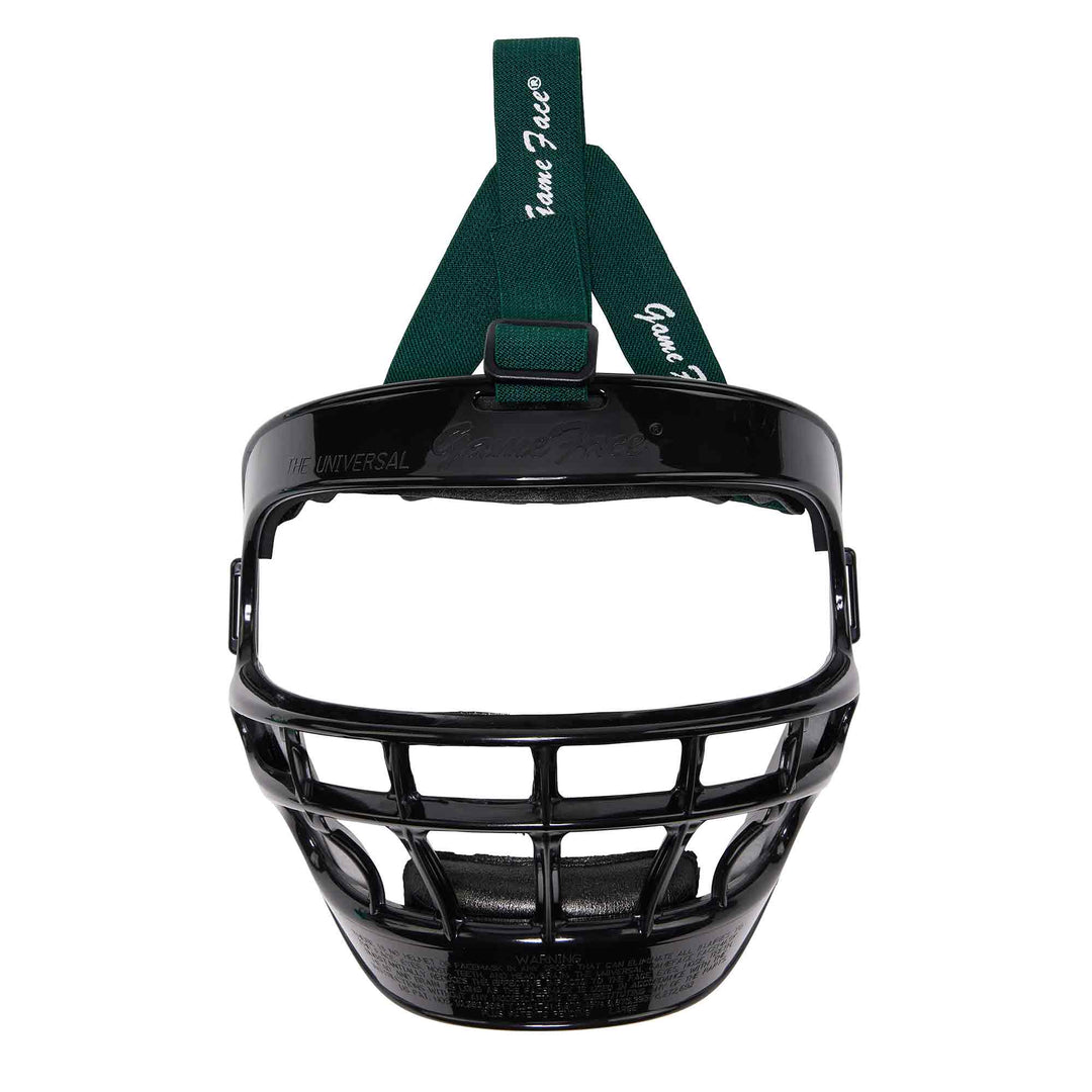 Varo Baseball Protective Large (Adult) / Black / Dark Green Markwort Universal GameFace Softball Face Mask