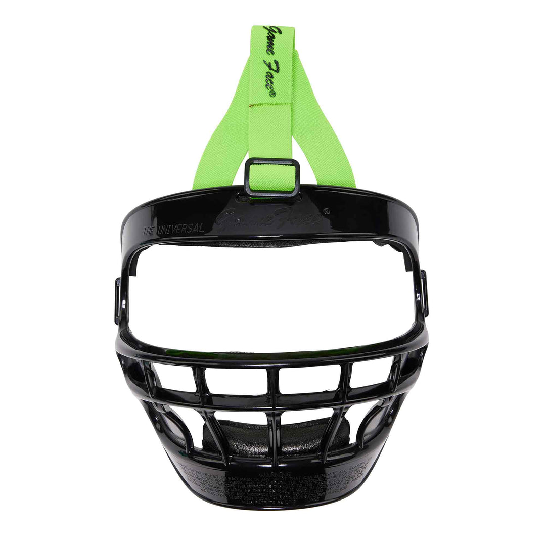 Varo Baseball Protective Large (Adult) / Black / Lime Markwort Universal GameFace Softball Face Mask