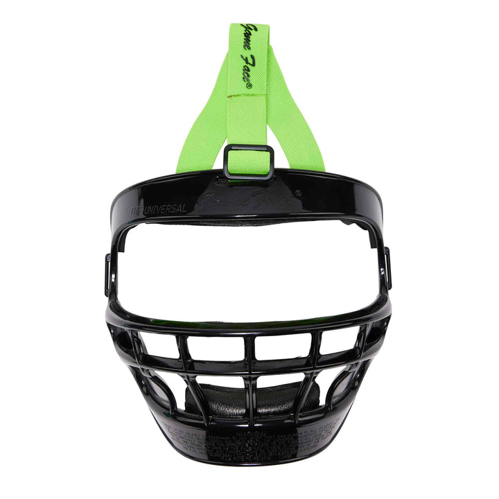 Varo Baseball Protective Large (Adult) / Black / Lime Markwort Universal GameFace Softball Face Mask