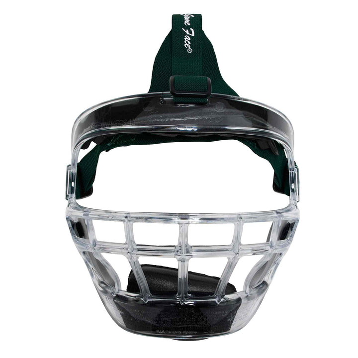 Varo Baseball Protective Large (Adult) / Clear / Dark Green Markwort Universal GameFace Softball Face Mask