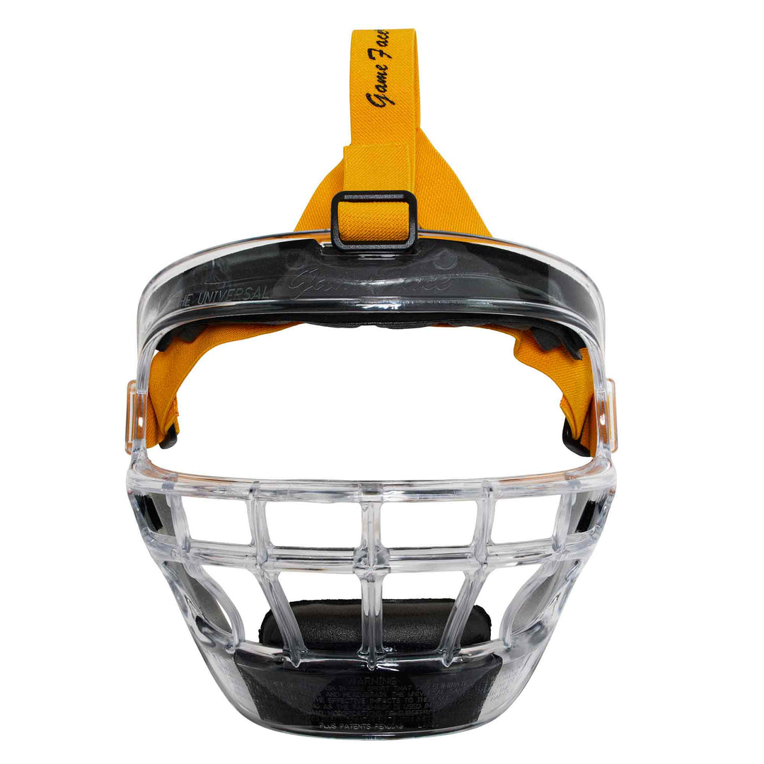 Varo Baseball Protective Large (Adult) / Clear / Light Gold Markwort Universal GameFace Softball Face Mask