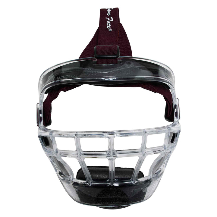 Varo Baseball Protective Large (Adult) / Clear / Maroon Markwort Universal GameFace Softball Face Mask