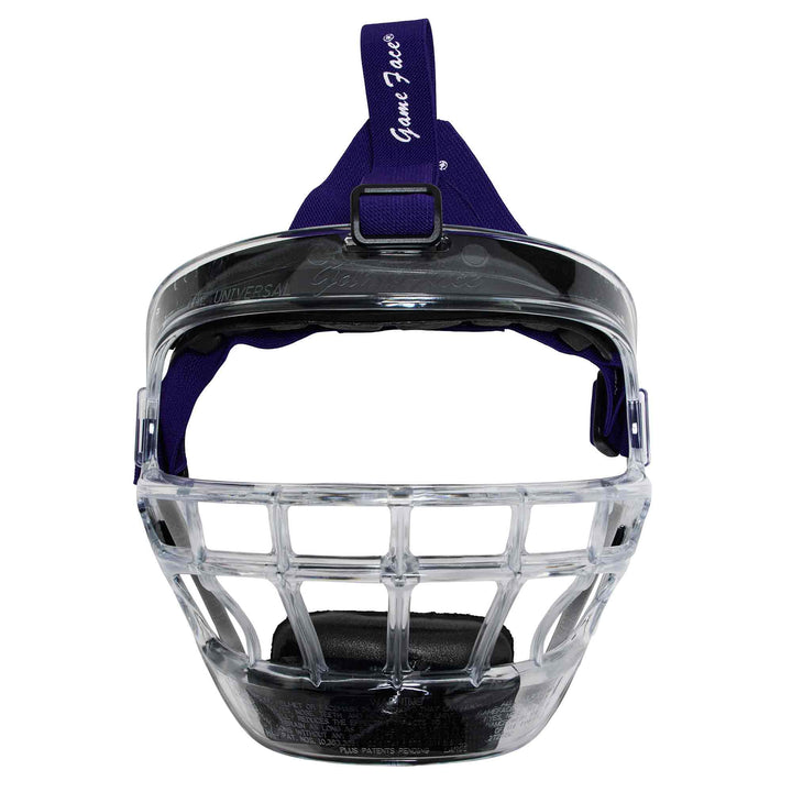 Varo Baseball Protective Large (Adult) / Clear / Purple Markwort Universal GameFace Softball Face Mask