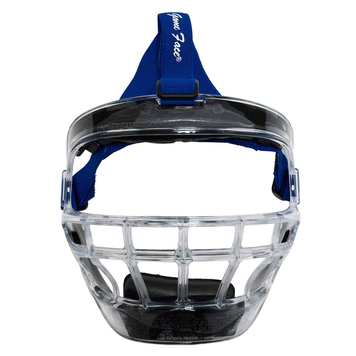 Varo Baseball Protective Large (Adult) / Clear / Royal Markwort Universal GameFace Softball Face Mask