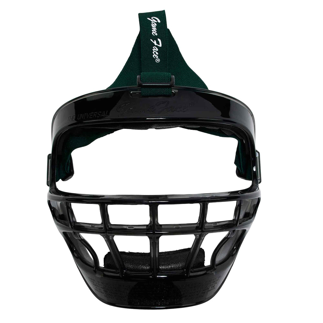 Varo Baseball Protective Large (Adult) / Smoke / Dark Green Markwort Universal GameFace Softball Face Mask