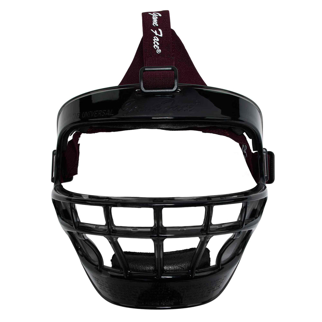 Varo Baseball Protective Large (Adult) / Smoke / Maroon Markwort Universal GameFace Softball Face Mask