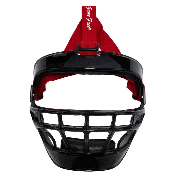 Varo Baseball Protective Large (Adult) / Smoke / Scarlet Markwort Universal GameFace Softball Face Mask