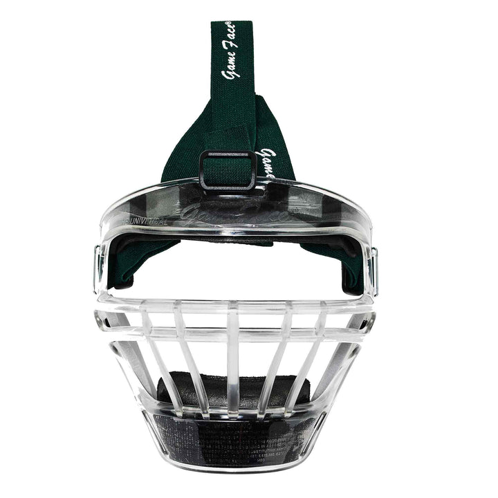 Varo Baseball Protective Medium (Youth) / Clear / Dark Green Markwort Universal GameFace Softball Face Mask