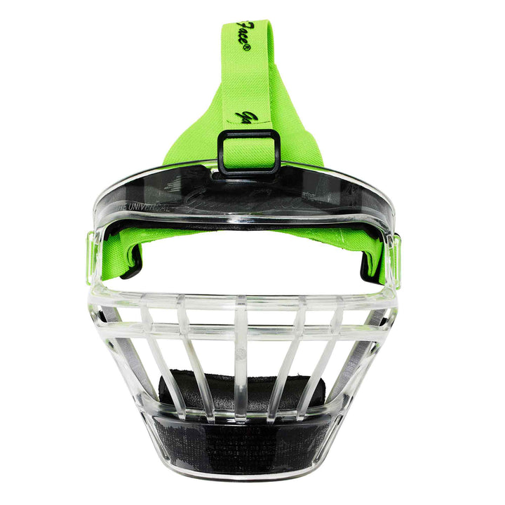 Varo Baseball Protective Medium (Youth) / Clear / Lime Markwort Universal GameFace Softball Face Mask
