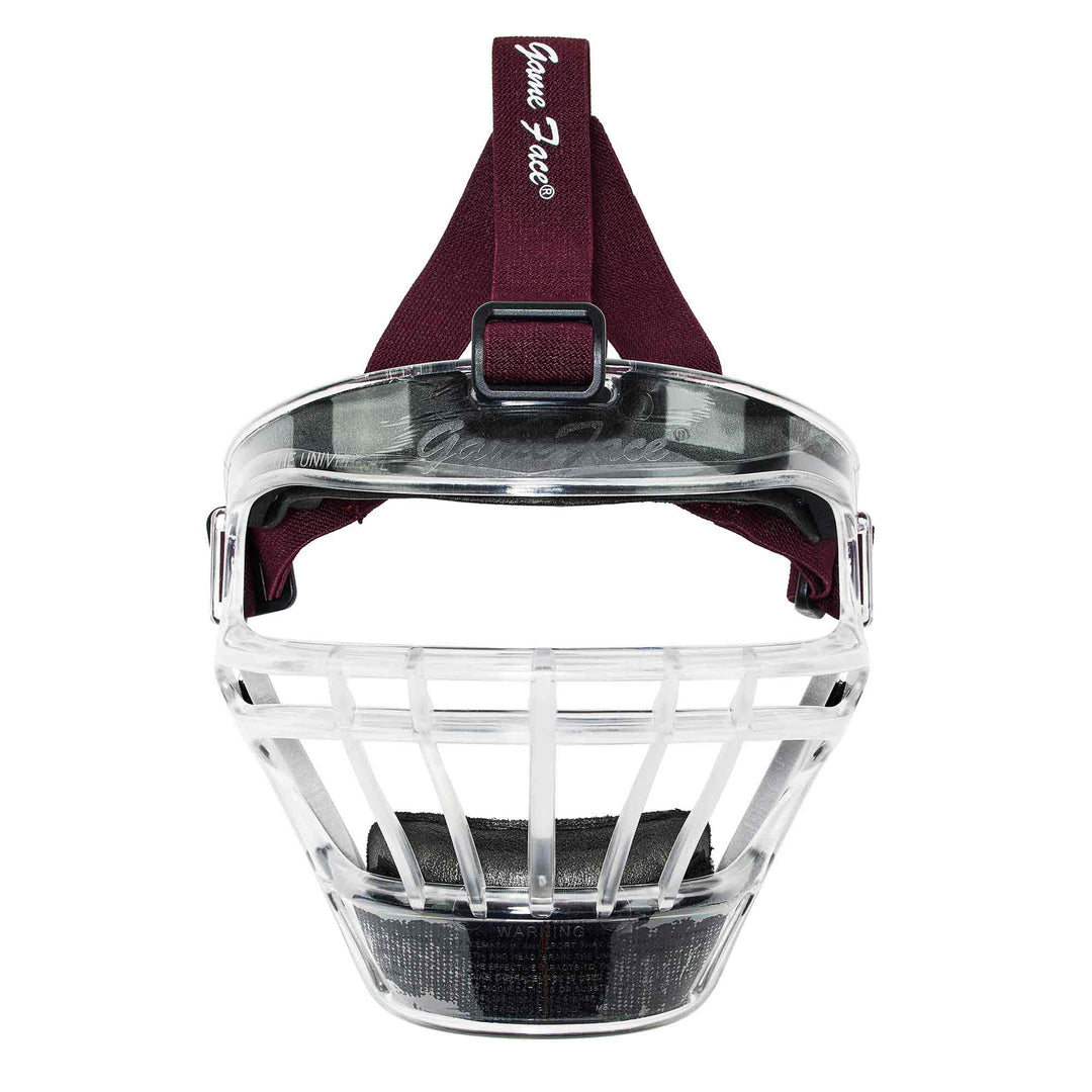 Varo Baseball Protective Medium (Youth) / Clear / Maroon Markwort Universal GameFace Softball Face Mask