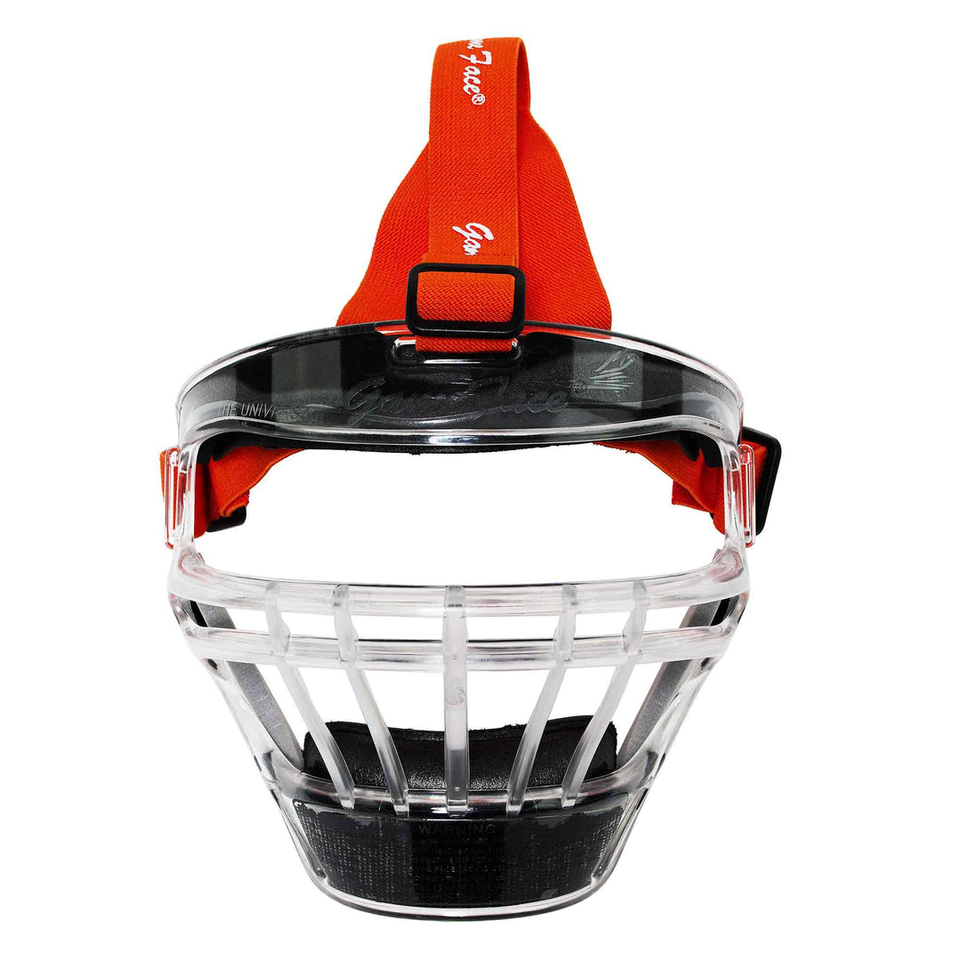 Varo Baseball Protective Medium (Youth) / Clear / Orange Markwort Universal GameFace Softball Face Mask