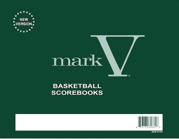 Varo Baseball Scorebooks Mark V Basketball Scorebook