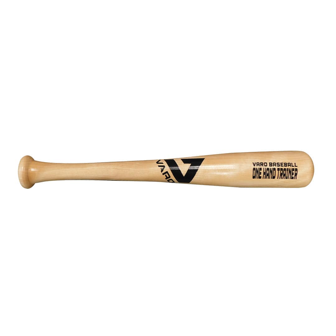 Varo Baseball Training Bats Varo One-Handed Wood Bat - 18" - Natural