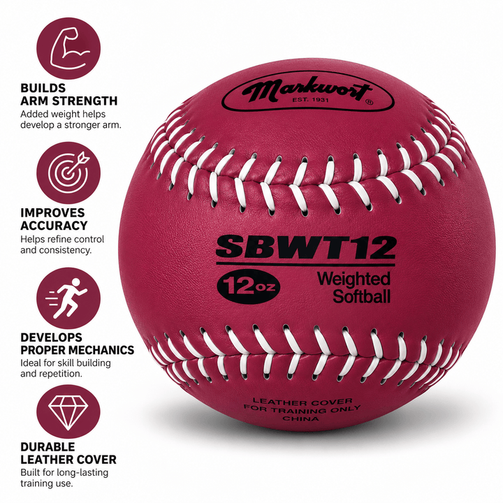 Varo Baseball Weighted Markwort Weighted 12-Inch Training Softball