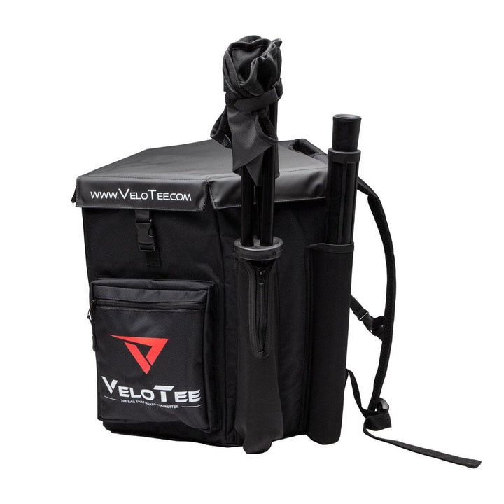 VeloTee Bat Bag Backpack Coaches Bundle: VeloTee Baseball & Softball Home Plate Bat Bag Backpack (Comes with Batting Tee)