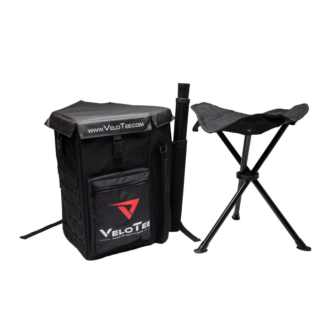 VeloTee Bat Bag Backpack Coaches Bundle: VeloTee Baseball & Softball Home Plate Bat Bag Backpack (Comes with Batting Tee)
