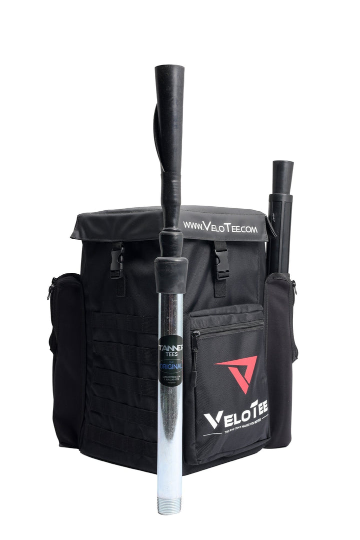 VeloTee Bat Bag Backpack VeloTee PRO Bundle with TANNER TEE