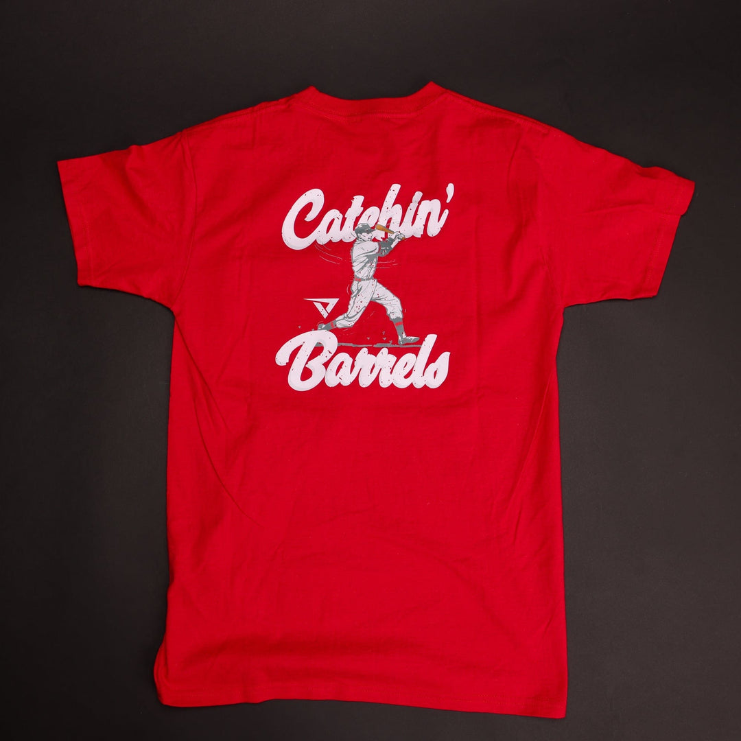 VeloTee Catchin' Barrels T-Shirt Youth S Catchin' Barrels - Hitters T-Shirt
