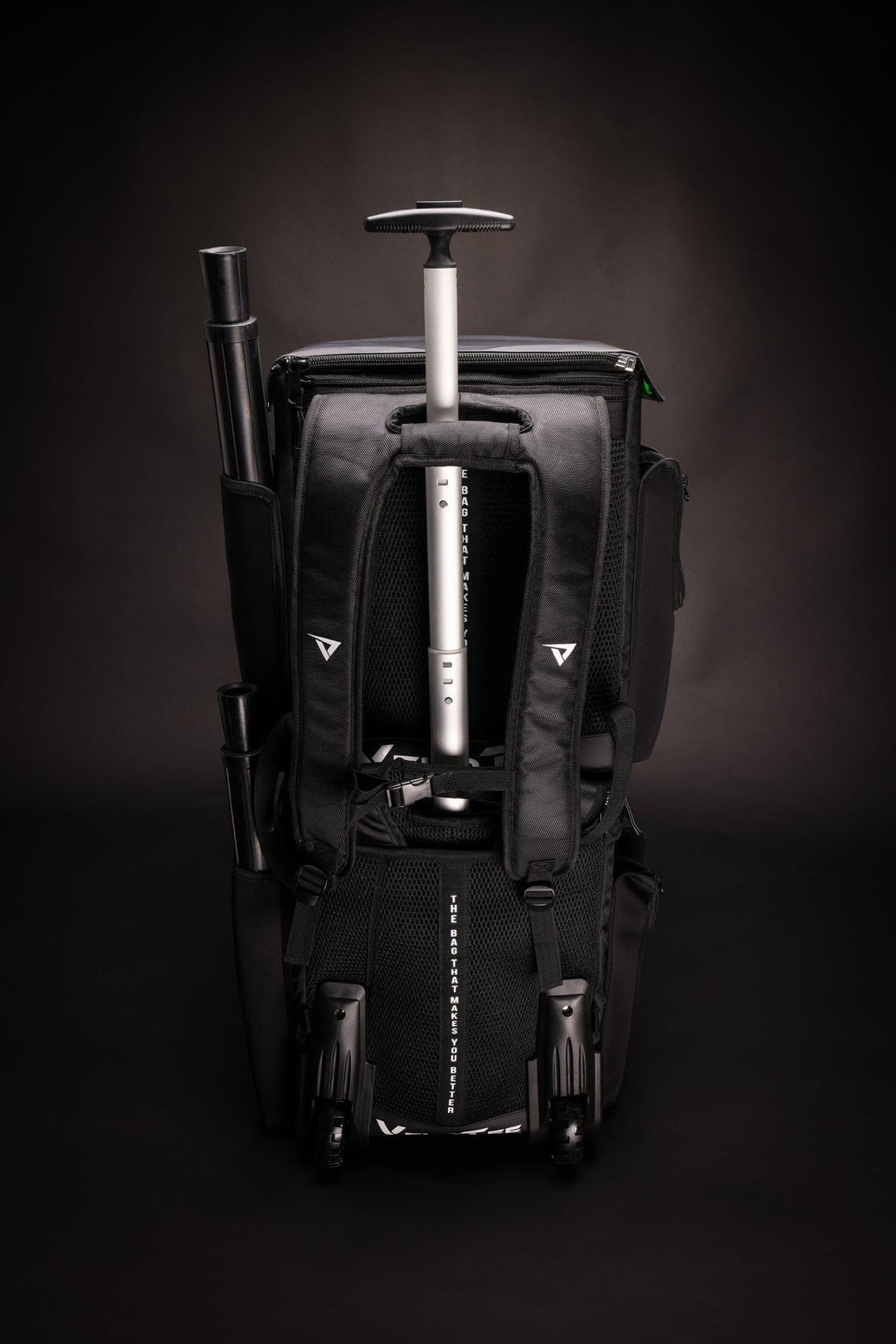 VeloTee Wheeled Bat Bag Wheeled VeloTee 2.0 Pro Baseball & Softball Bat Bag Bundle with TANNER TEE